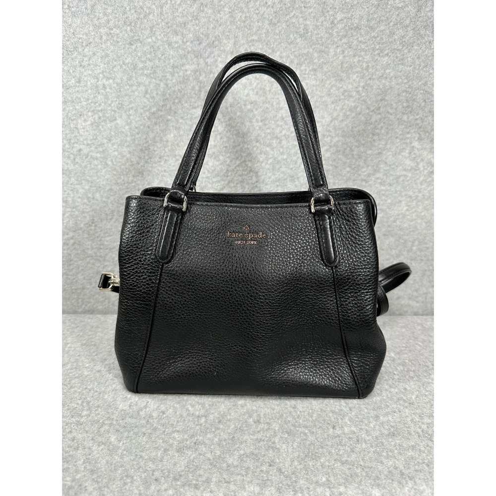 Kate‎ Spade New York Jackson triple compartment satchel in black NEW